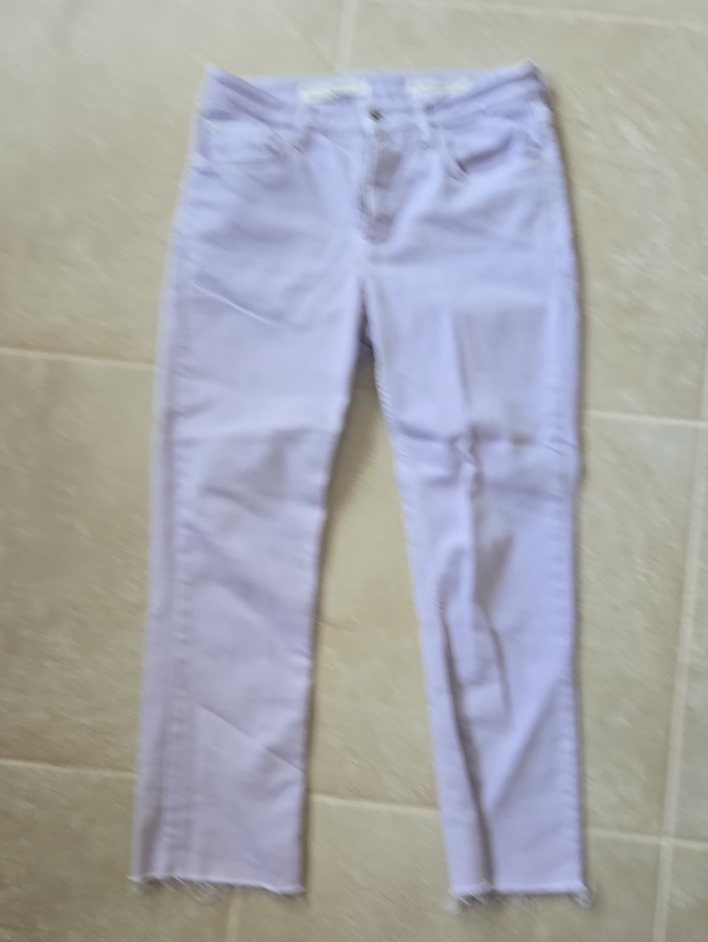Anthropologoe Pilco and the Letterpress Lavendar Women'shigh rise bootcut Jeans